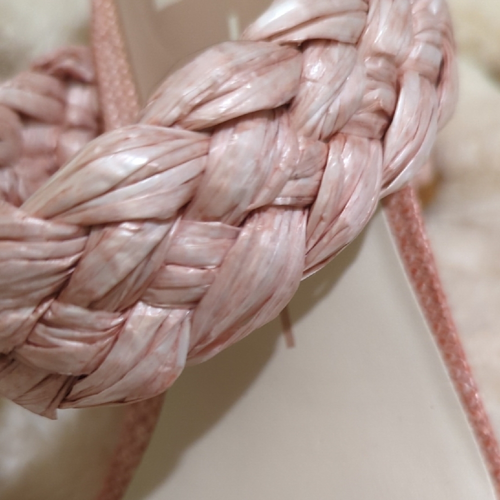 Dolce Vita Casual Blush Braided Sandals - Picture 5 of 9